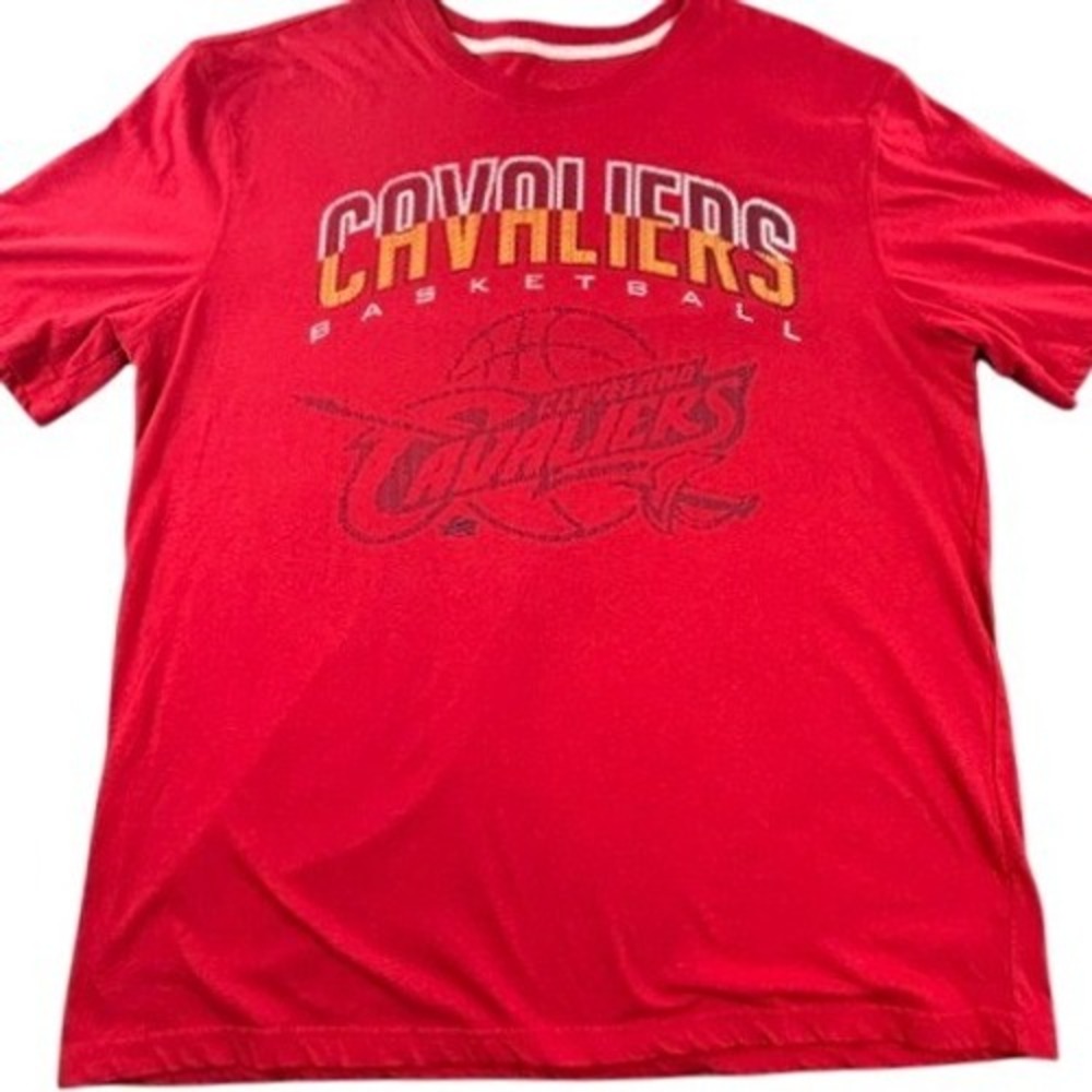 UNK Cleveland Cavaliers Basketball Men's Graphic T-shirt Red XXL NBA